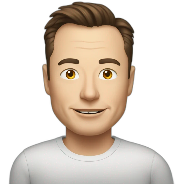 Elon musk cœur  emoji