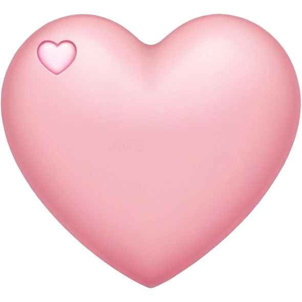 light pink heart emoji