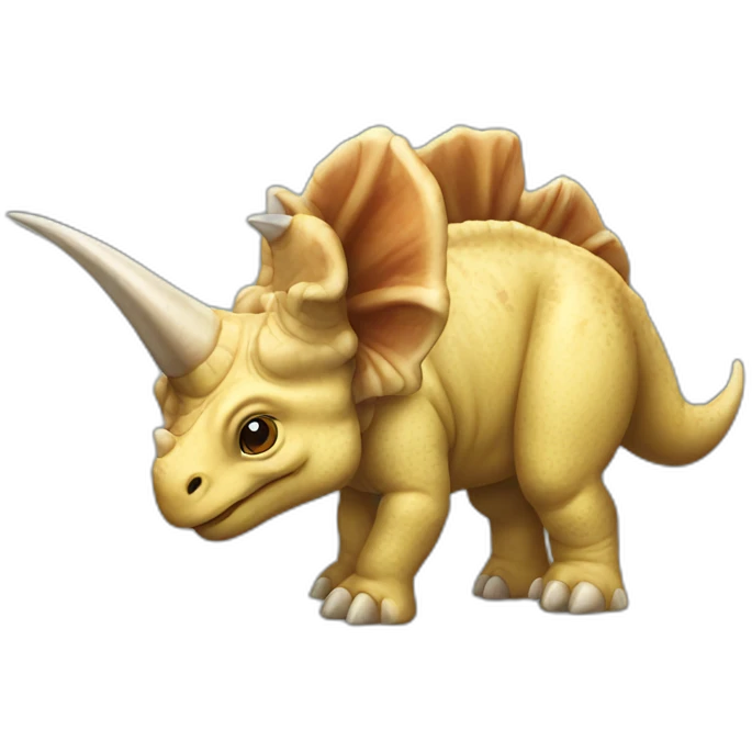 Triceratops emoji