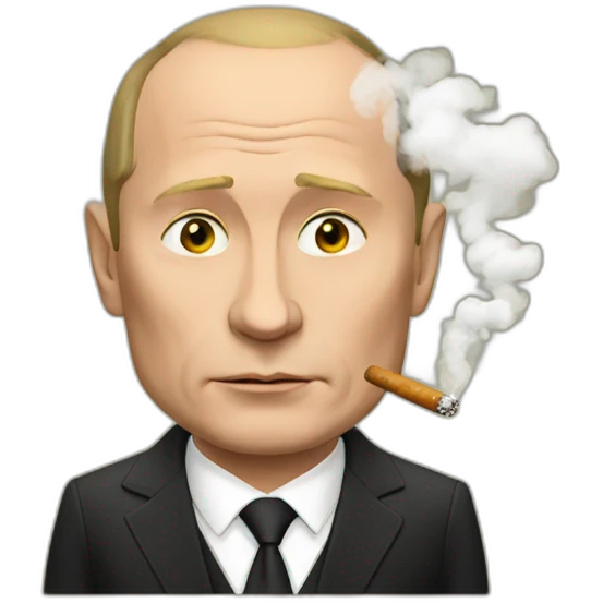 Putin smoking emoji