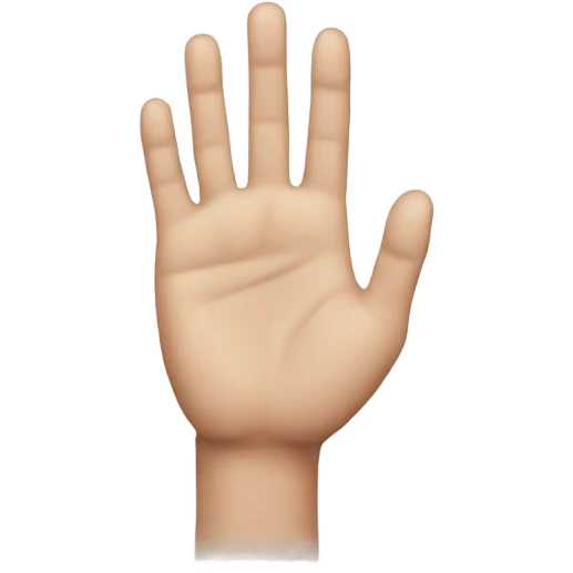 Hand emoji