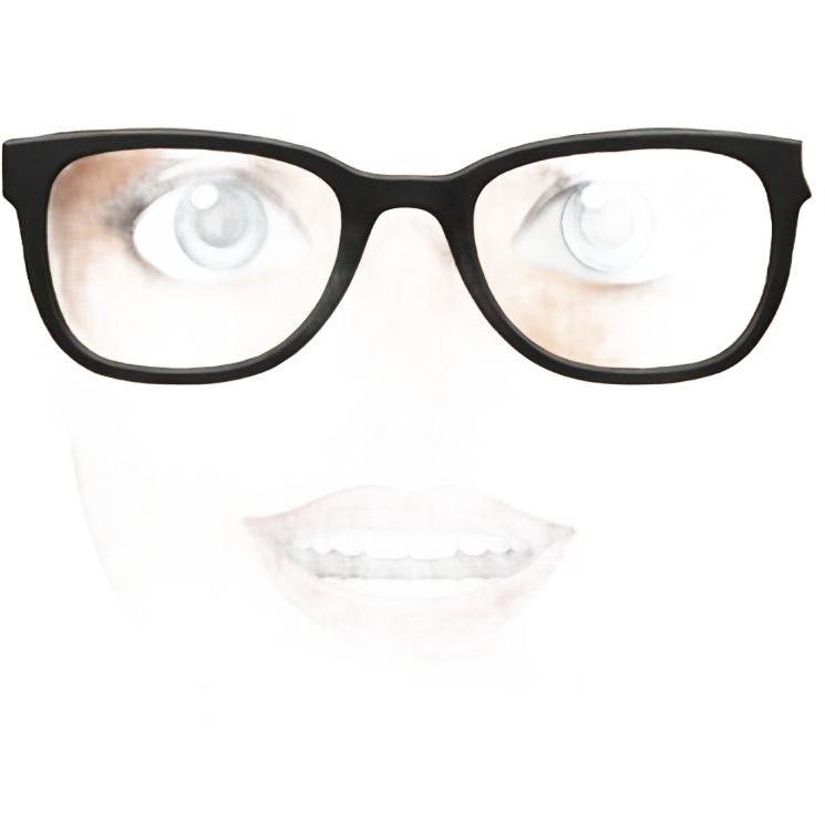 :Margot Robbie: glasses  emoji