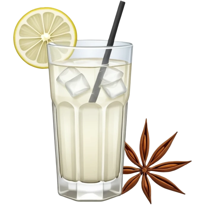 Turkish alcoholic drink = raki emoji