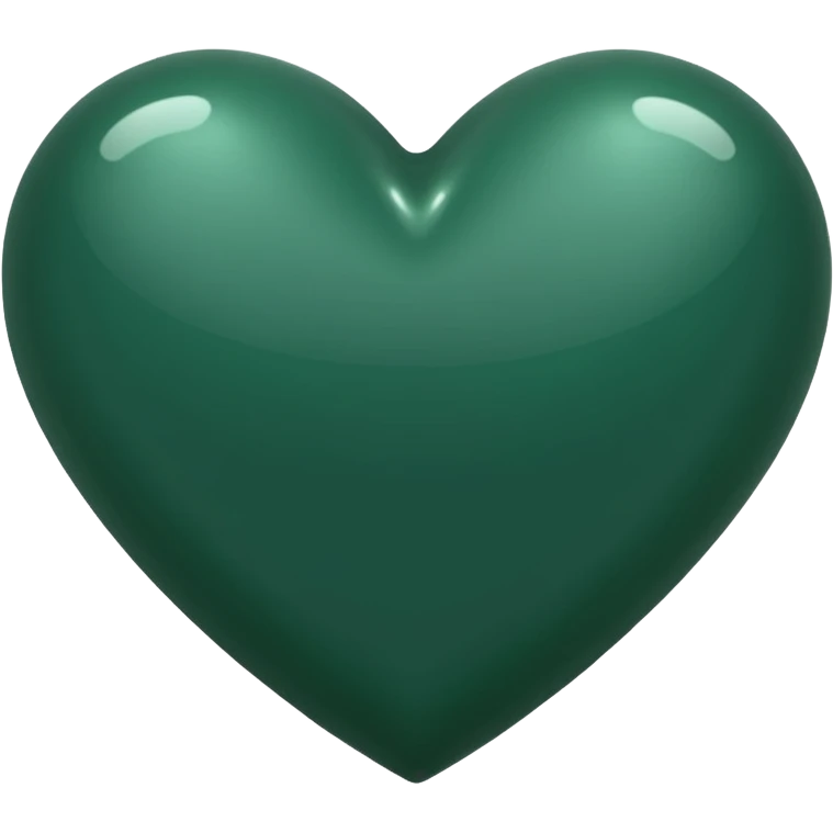  dark green heart emoji