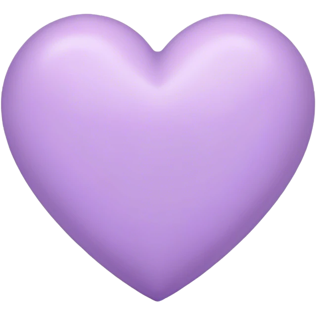 Pastel Purple Heart emoji
