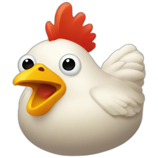 Bombón de pollo emoji