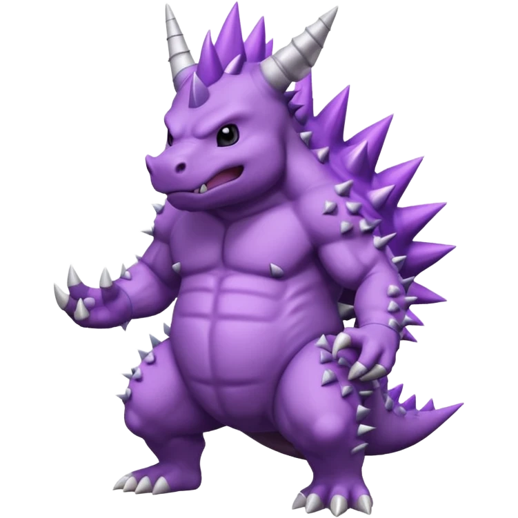 Nidoking (full body) emoji