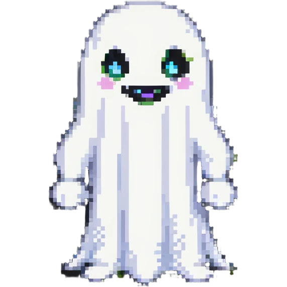friendly ghost emoji