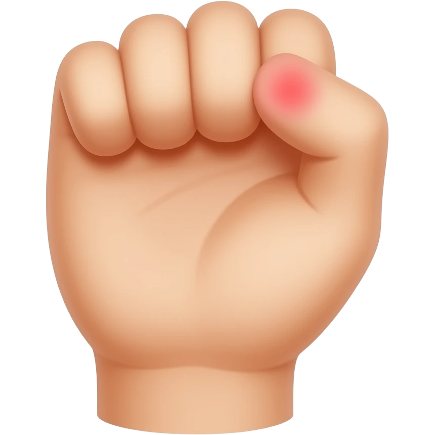 Popping pimple emoji