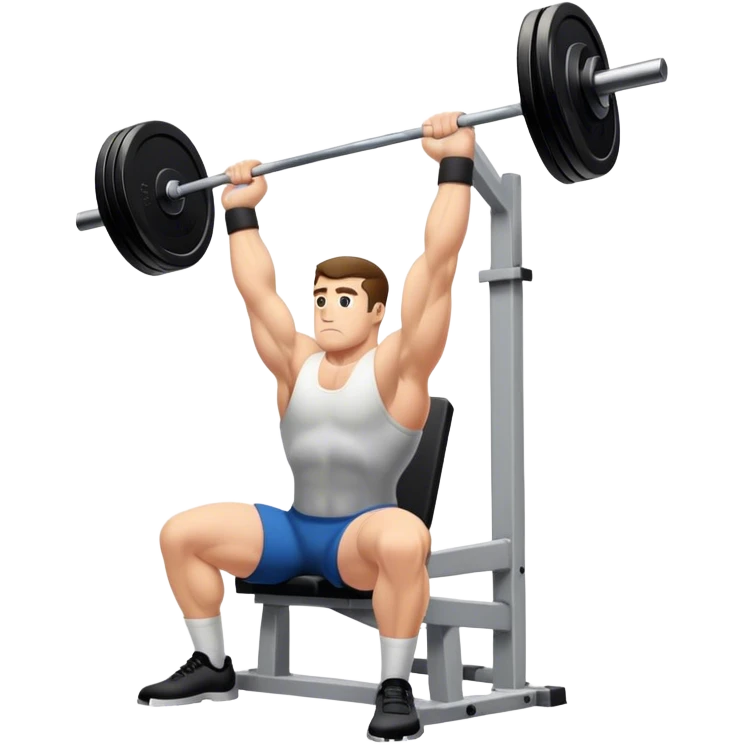 close-grip flat-benchpress emoji