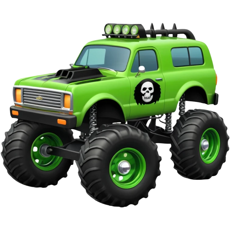 Grave Digger best view  emoji