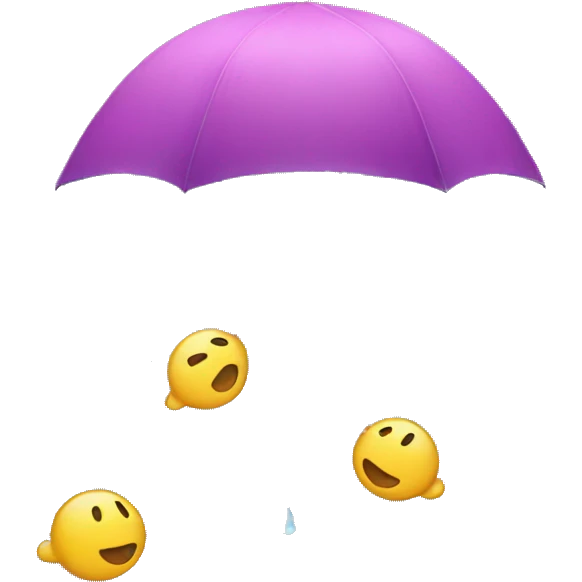 raining emoji