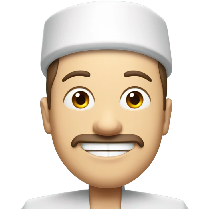 A futuristic cartoon-style man resembling Elon Musk, wearing a traditional Turkish fez, eating a large doner kebab, highly detailed, vibrant colors, 3D style
 emoji