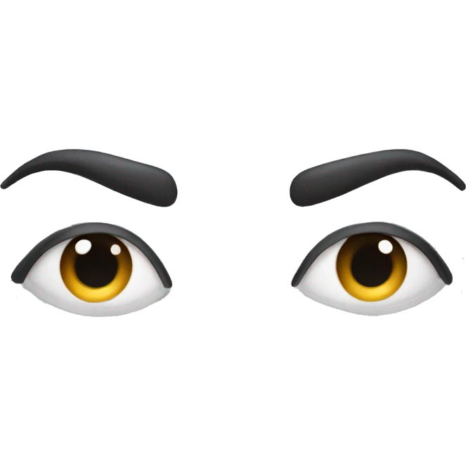 eyebrow slit  emoji