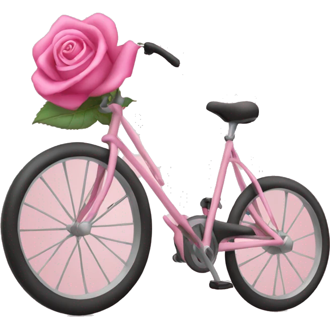 vélo rose emoji