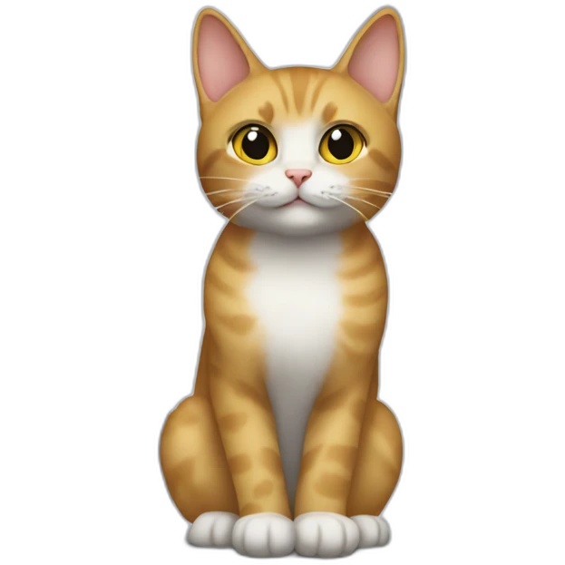 cat standing in front of twin towers emoji