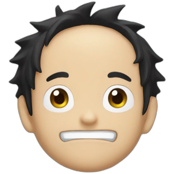 Luffy chauve emoji