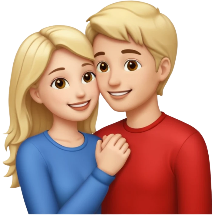 ligth couple kissing emoji