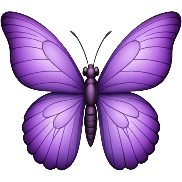 Emoji de mariposa lila emoji