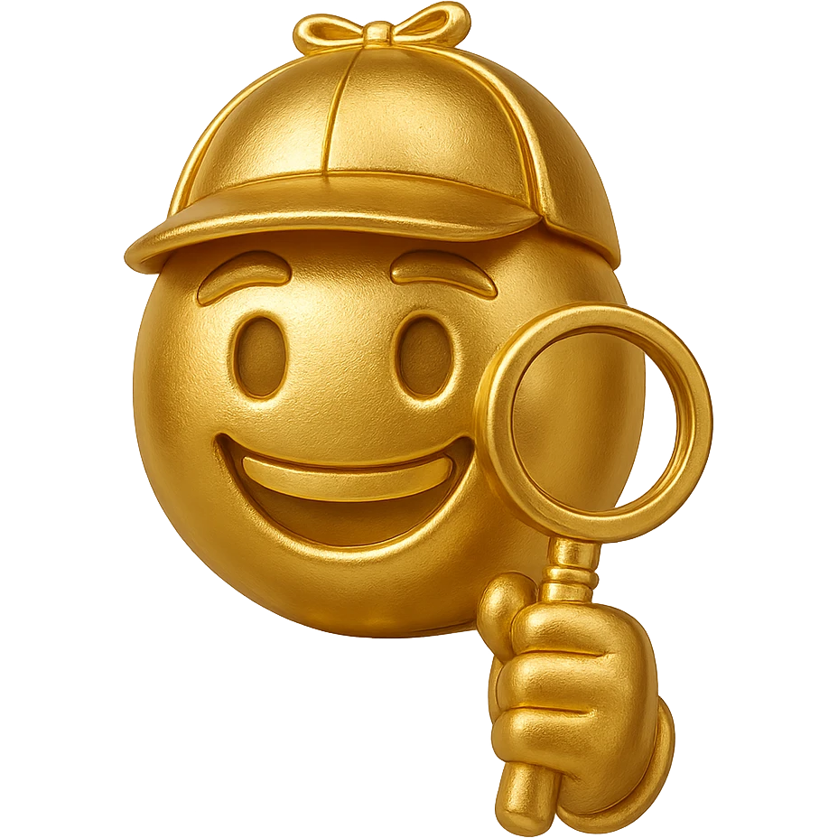 Create a realistic emoji character named Master Hunt. The background should be transparent , for positive work culture. emoji