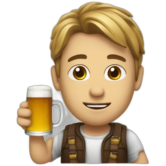 it with beer emoji