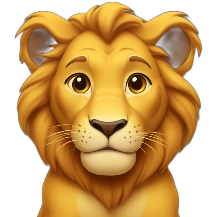 Simba emoji