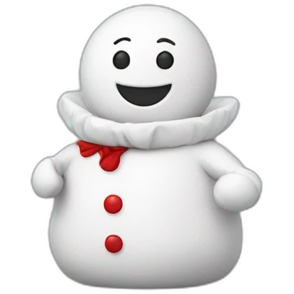 Bonhomme qui soufle emoji