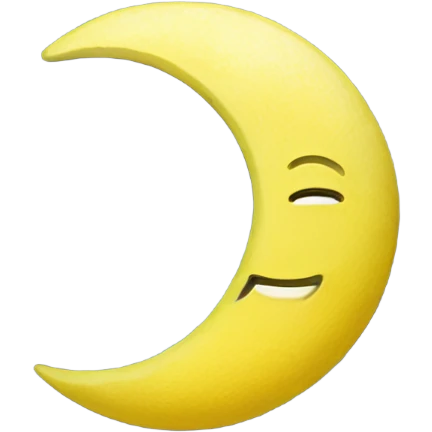 moon grey and full, with a lemon turning around the moon emoji