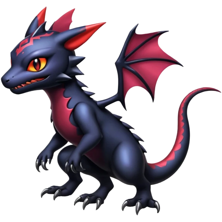 Shiny Epic Badass Gothic Noibat-Salandit-Litten-Hybrid emoji