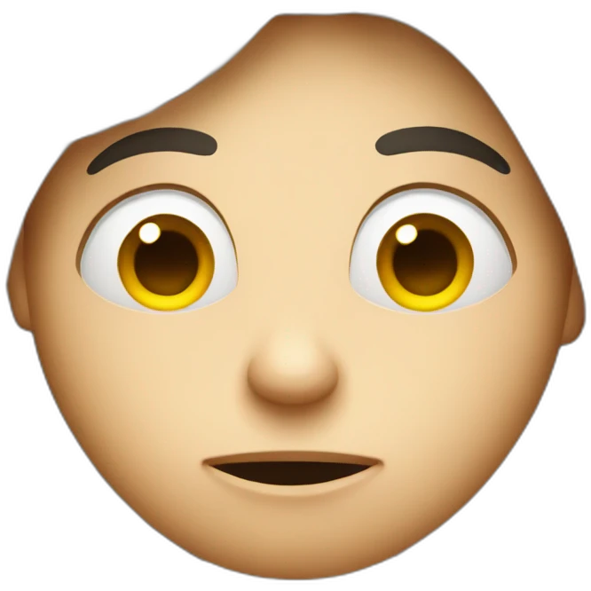 suspicious face emoji