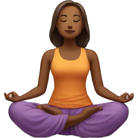 meditation emoji