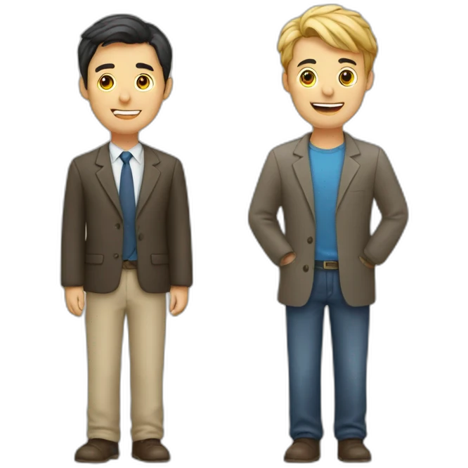 translator with 2 people next to him emoji