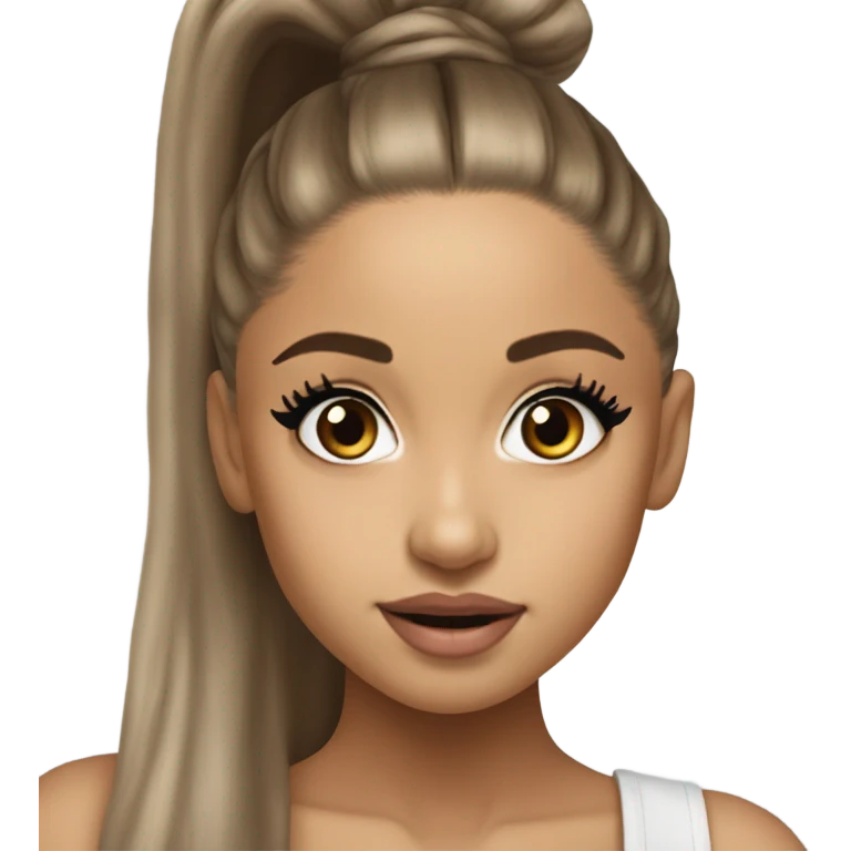 Hyper Realistic - Ariana Grande photo  emoji