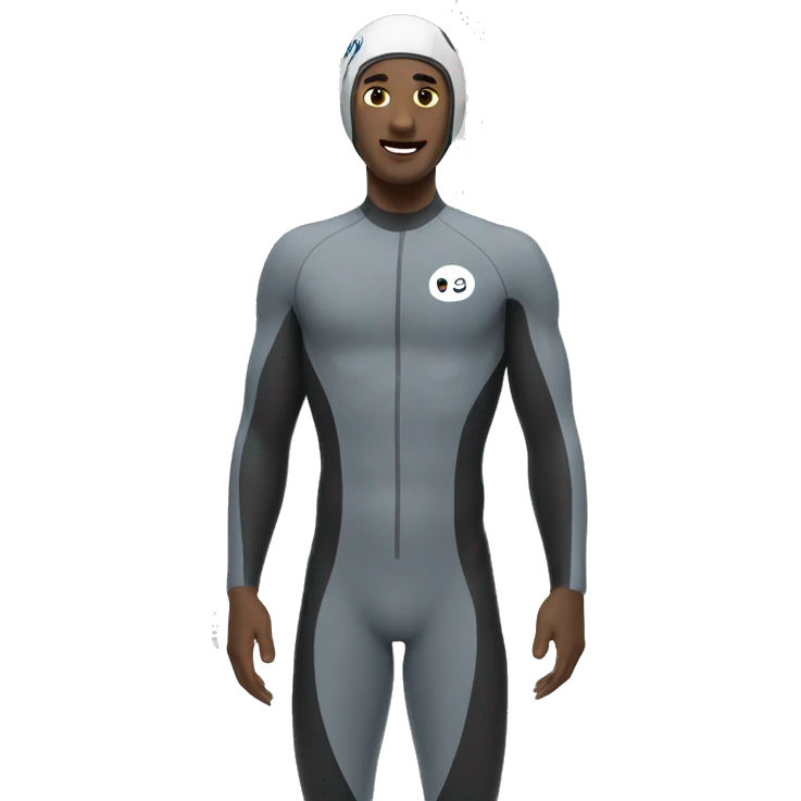 Swimmer with arena tech suit emoji