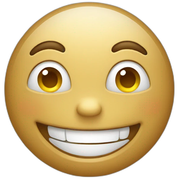 Extremely Happy Face emoji