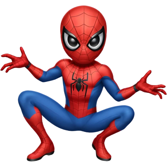 Spiderman cute emoji