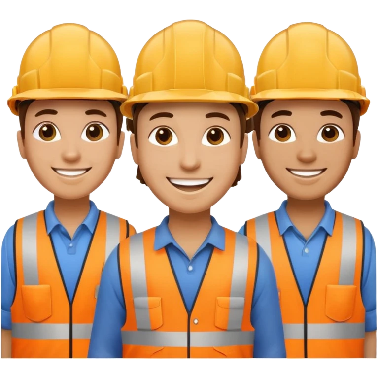 Happy Construction workers emoji