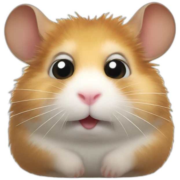 hamster with three eyes emoji