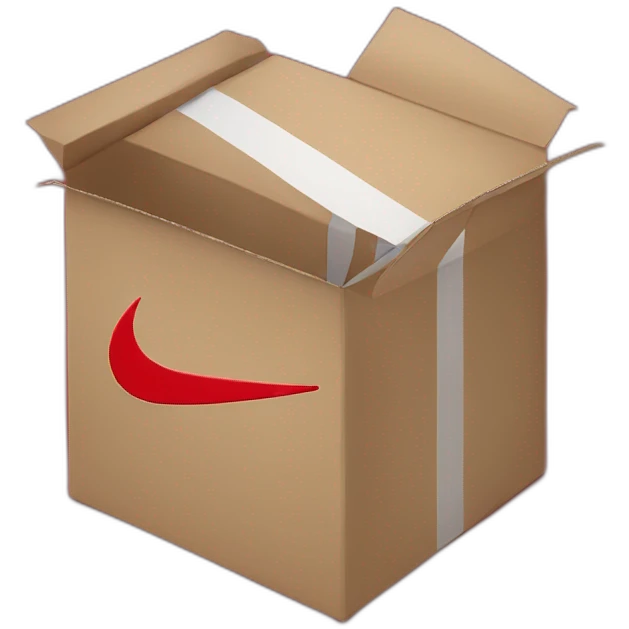 Red nike box emoji