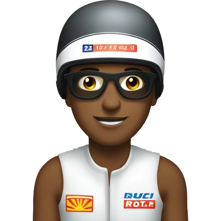 cool stickers related to racing emoji