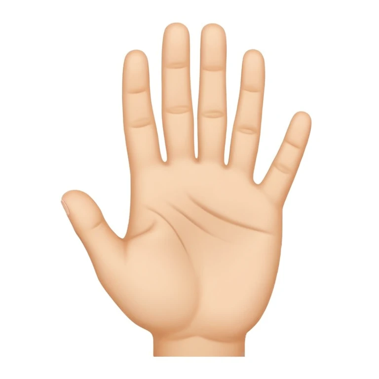 Kung fu greeting hand sign emoji