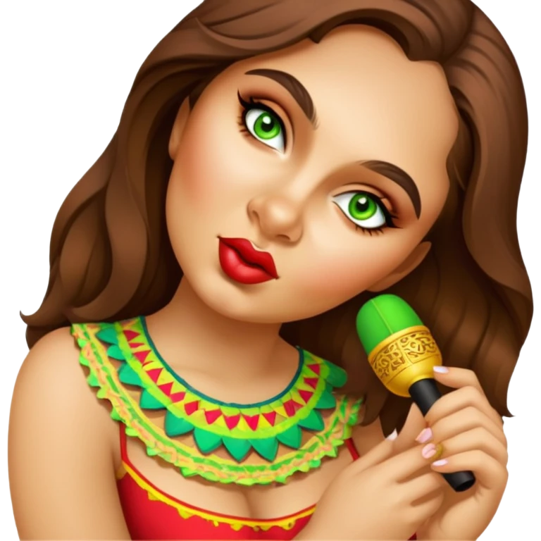 Vibrant Festival Singer emoji