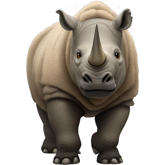 woolly-rhino-no-horns emoji