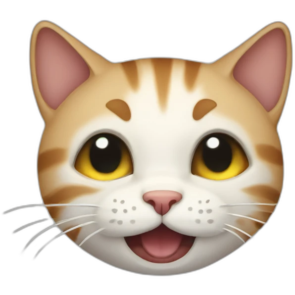 cat dying of laughing emoji