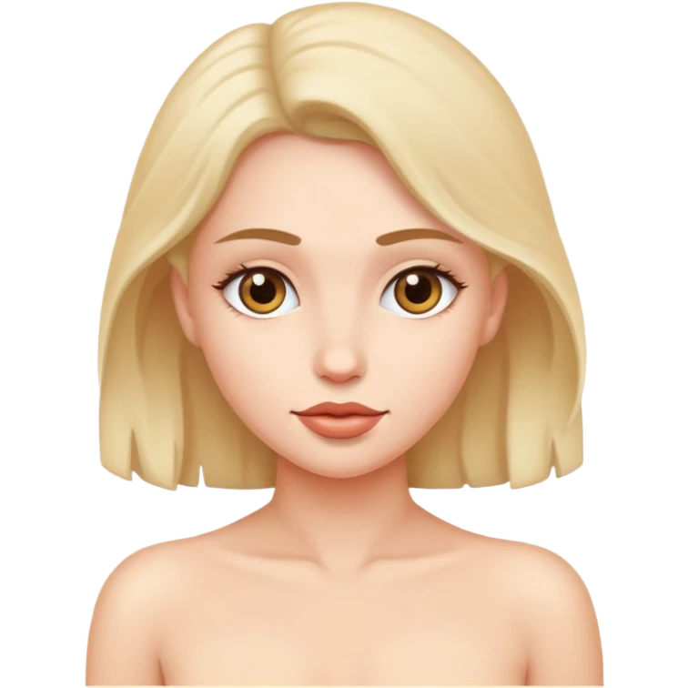 Голая девушка emoji
