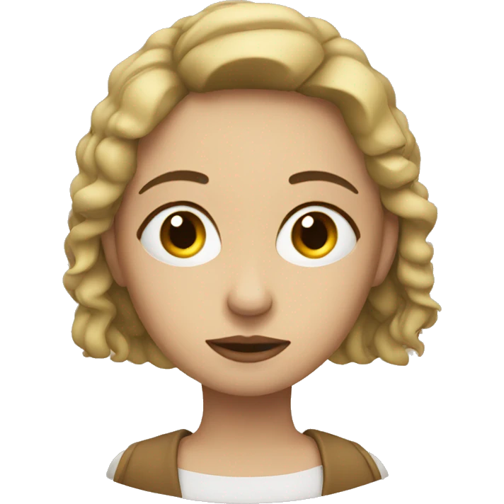 woman thinking about somwthing emoji