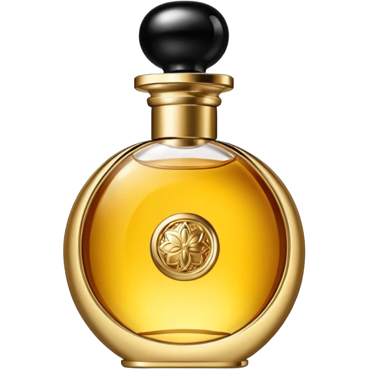 bottle of perfume gold exquisite large takes all the space

 emoji