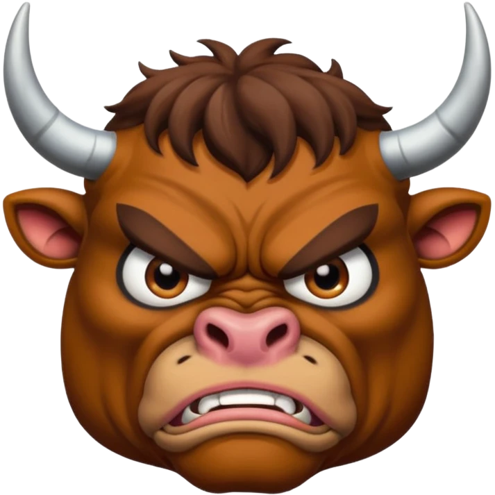 anfry bull face emoji