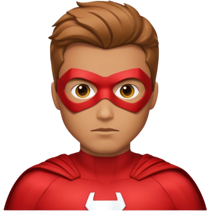 inscticidier super hero man red emoji