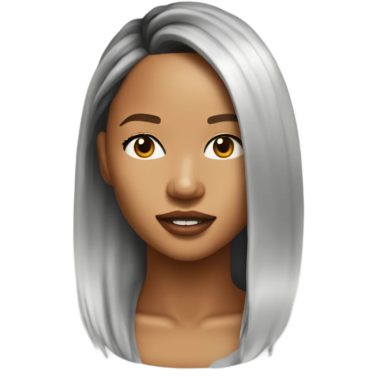 3d hyper Realistic Karrueche Tran photo  emoji